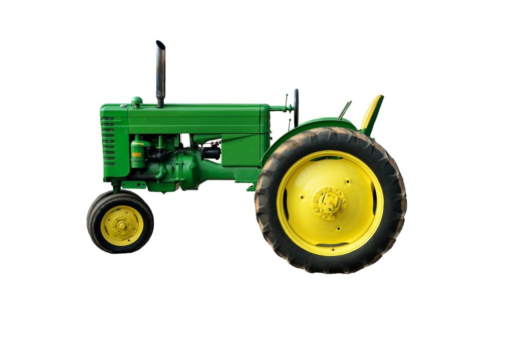 green tractor
